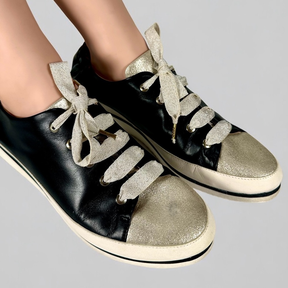 Ron White NOVA Metallic Leather Sneakers US 11